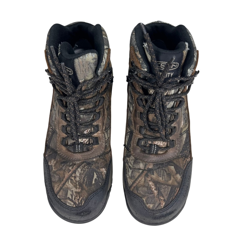 Keen Utility Lansing Mid Camo Waterproof Carbon Toe Work Boots Mens 8 Wide EH SR - Picture 5 of 9